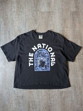 The National Band Turn Off The House Glow In The Dark Crop Top T-Shirt - Large